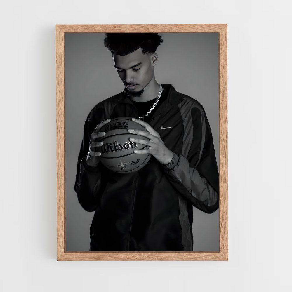 Poster Victor de wembanyama – affiche Basketball (vue 4)